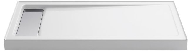 KOHLER® Bellwether® Bright Silver Aluminum Drain Cover for 60" x 32" Shower Base-1
