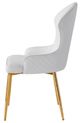 Mazin Furniture Venus Gold/White Side Chair-2
