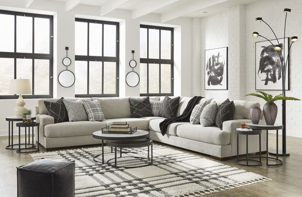 Benchcraft Artsie 3-Piece Ash Sectional