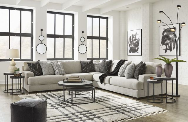 Benchcraft® Artsie 3-Piece Ash Curved Sectional-2