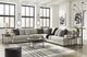 Benchcraft® Artsie 3-Piece Ash Curved Sectional-2
