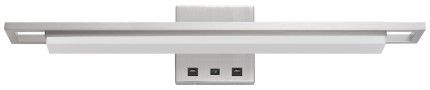 Cal® Lighting & Accessories Newry Brushed Steel Wall Sconce-0