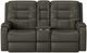 Flexsteel® Customizable Arlo Leather Power Reclining Loveseat with Console-1