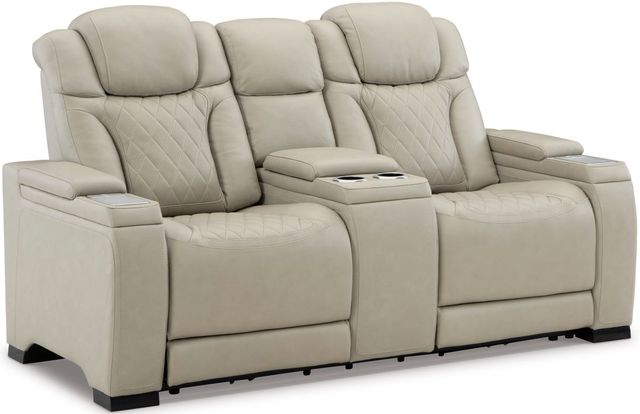 Signature Design by Ashley® Strikefirst Cloud Power Reclining Loveseat with Console-0