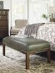 Lexington Home Customizable Norfolk Leather Cocktail Ottoman-1