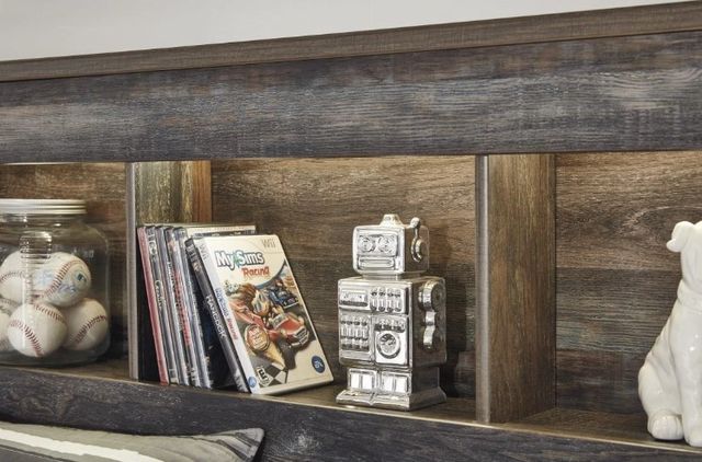 Signature Design by Ashley® Drystan Multi Youth Full Bookcase Bed with 4-Drawer Storage-3