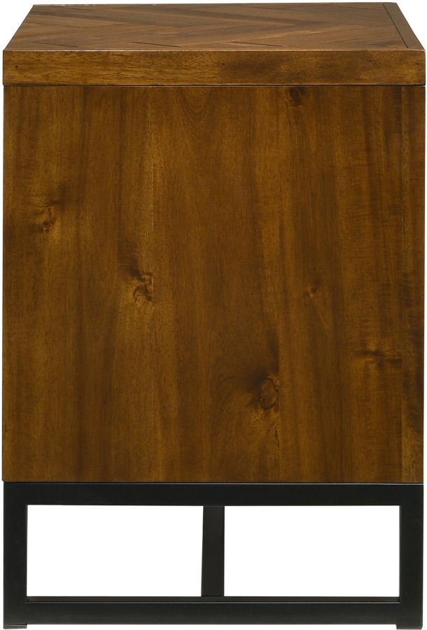 Meridian Furniture Reed Antique Coffee Nightstand-2