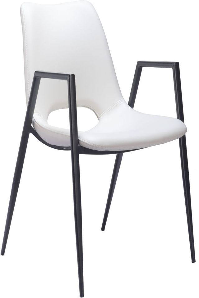 Zuo® Modern Desi White Dining Chair-0