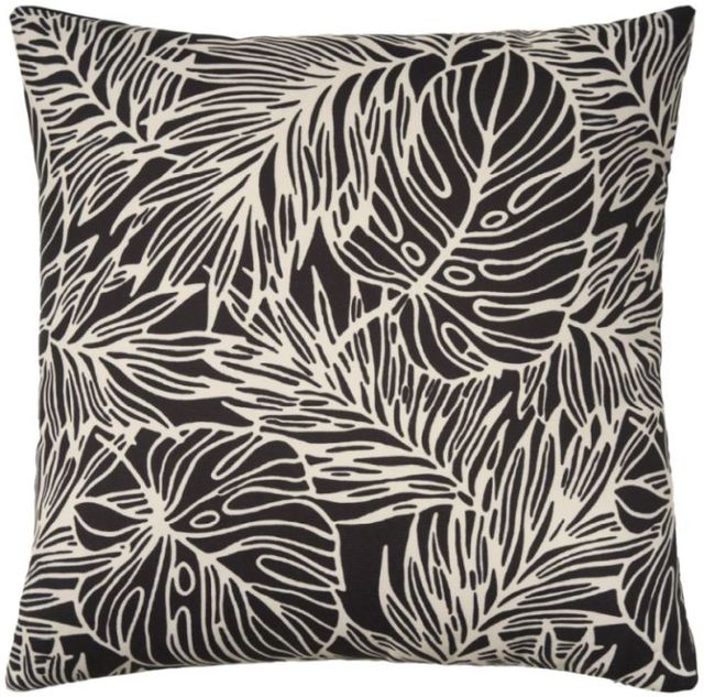 Nourison Home™ Mina Victory Black 18” x 18” Indoor/Outdoor Throw Pillow-0