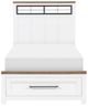 Legacy Classic Dutton Natural White Youth Twin Panel Storage Bed-2