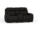 Obsidian Leather Power Loveseat-0