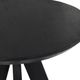 Classic Home Rodrigo Black Round Counter Table-4