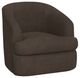 International Furniture Direct Tumbi Brown Swivel Accent Chair-0