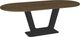 Amisco Customizable Amelia 84" Racetrack Dining Table with 1" Thermo Fused Laminate Top-0