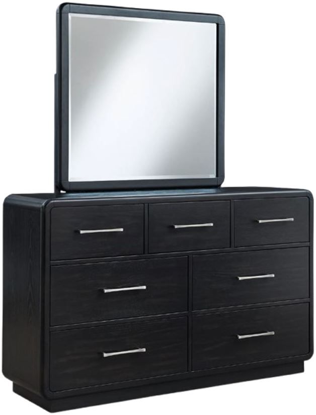 Signature Design by Ashley® Rowanbeck Black Dresser and Mirror