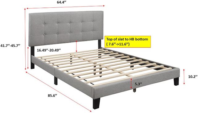 Crown Mark Rigby Platform Bed-2
