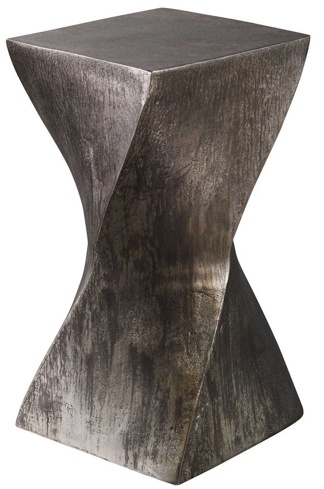 Uttermost® Euphrates Silver Accent Table-0