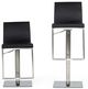 VIG Furniture Modrest Folsum Black/Brushed Stainless Steel Bar Stool-4