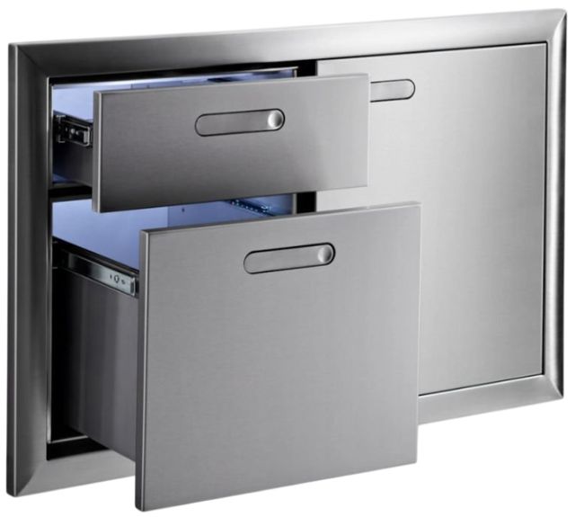 LYNX® Professional Ventana 36" Stainless Steel Door Drawer Combination-2