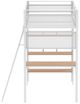 Coaster® Campus Matte White Youth Twin Loft Bed-2