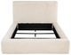 Coaster® Rebecca Cream Queen Upholstered Panel Bed-2