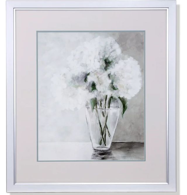 Stylecraft Austere Arrangement II Light Gray/White Wall Art-0