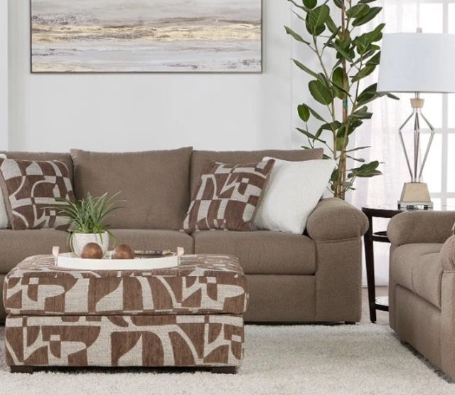 Hughes Furniture® 13500OT Kali Fossil Ottoman-1