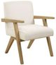 Uttermost® Blakely Oak/Snow Dining Arm Chair-0