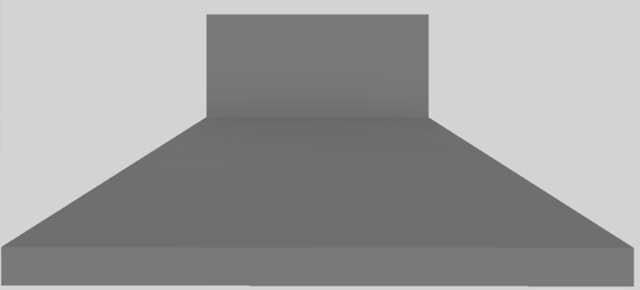 Vent-A-Hood® 66" Gunsmoke Euro-Style Wall Mounted Range Hood-0