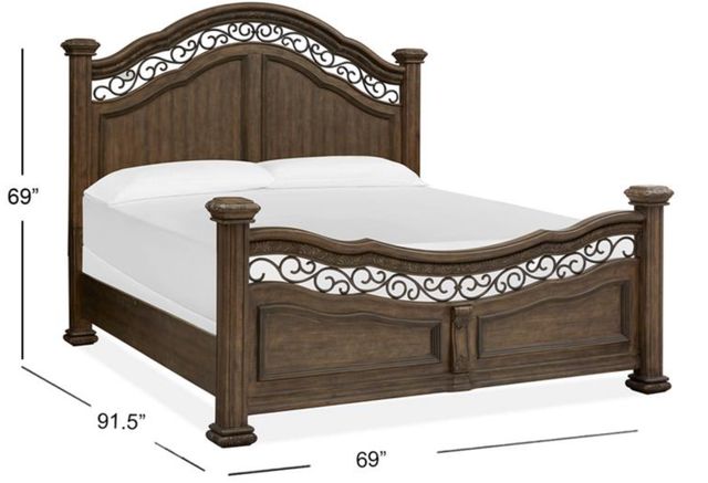 Magnussen Home® Durango Willadeene Brown Queen Panel Bed-2