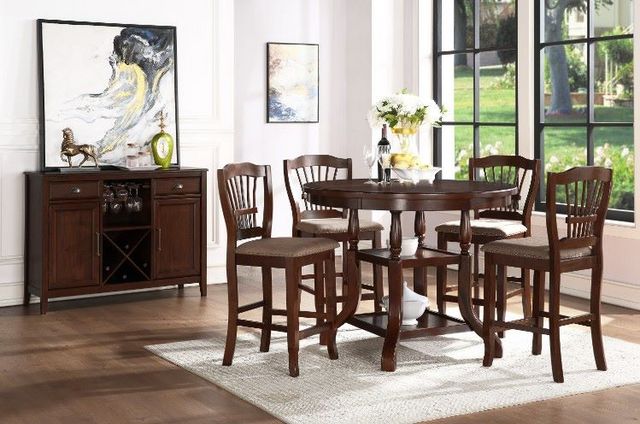 New Classic® Home Furnishings Bixby Espresso Counter Chair-6