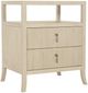 Bernhardt East Hampton Cerused Linen 2-Drawer Nightstand-0