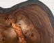 International Furniture Direct Parota Epoxy Brown Cocktail Table with Black Base-4
