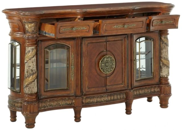 Michael Amini® Villa Valencia Classic Chestnut Sideboard-1