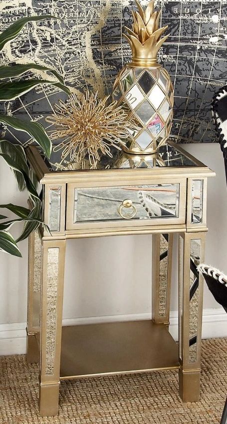 Deco Marche Beige Accent Table-3