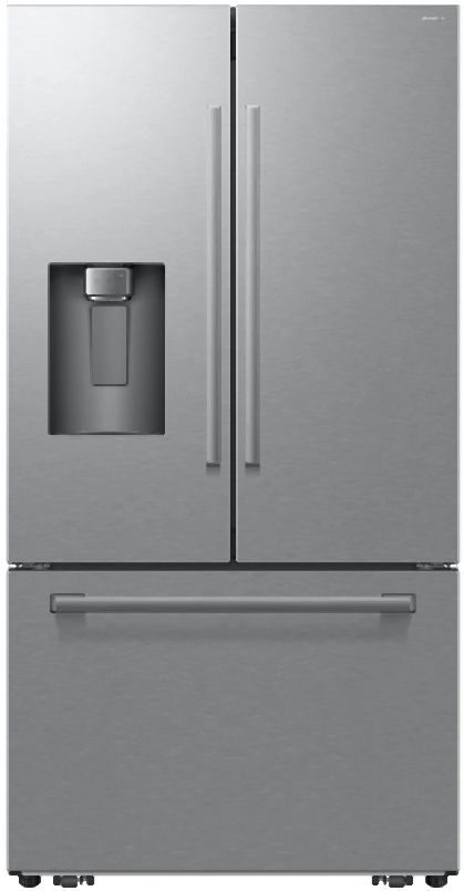 Samsung Bespoke AI 36'' 23.5 Cu. Ft. Fingerprint Resistant Stainless Steel Counter Depth French Door Refrigerator-0