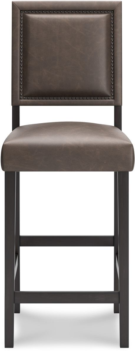 Signature Design by Ashley® Benmara Dark Brown Bar Stool-1