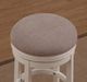 American Woodcrafters Aversa Distressed Antique White/Gray 34 Barstool-1