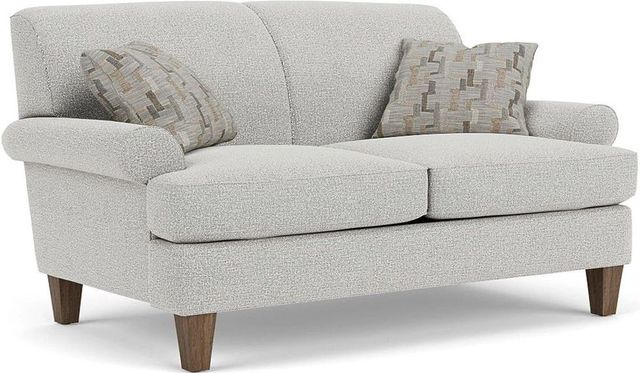 Flexsteel® Venture Silver Glacier Loveseat-0