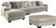 Benchcraft® Ardsley 2-Piece Pewter Living Room Set-0