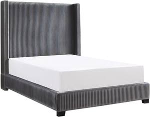 Front view of the Homelegance® Glenbury Dark Gray Full Bed in a Box