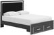 Signature Design by Ashley® Zuraleus Black Queen Upholstered Storage Panel Bed-1