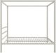 dhp furniture® Modern Off White Full Canopy Bed-2