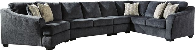 Signature Design by Ashley® Eltmann 4-Piece Slate Right-Arm Facing Sectional with Armless Chair and Cuddler-0