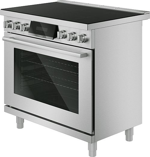 Bosch® 800 Series 36” Stainless Steel Pro Style Induction Range-3