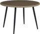 Signature Design by Ashley® Amaris Brown Metal/Resin Outdoor Dining Table with Black Tapper Legs-0