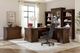 aspenhome® Jackson Turkish Coffee 72" L-Shaped Desk-1