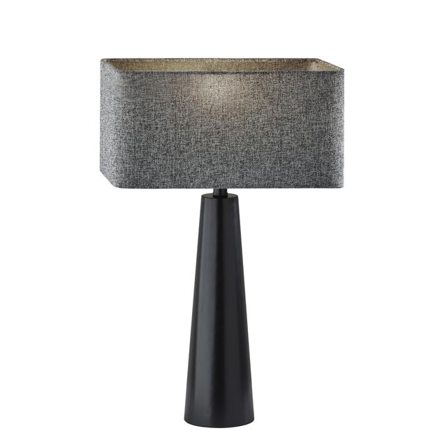 Adesso® Lillian Dark Gray Table Lamp-0