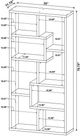 Coaster® Theo Mango Bookshelf-2