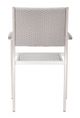 Zuo® Cosmopolitan Silver Arm Chair-3